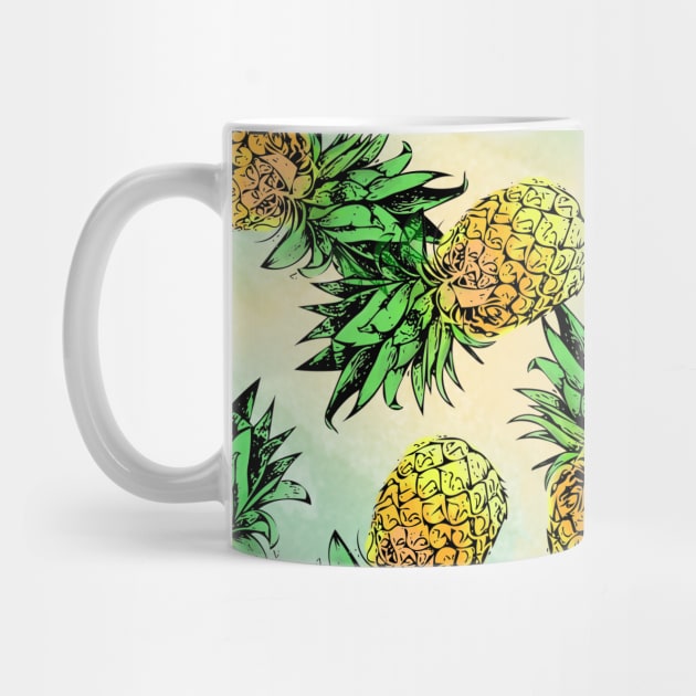 Pineapple Pattern by designering_sarah